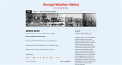 Desktop Screenshot of georgiaweatherhistory.com
