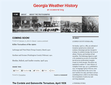 Tablet Screenshot of georgiaweatherhistory.com